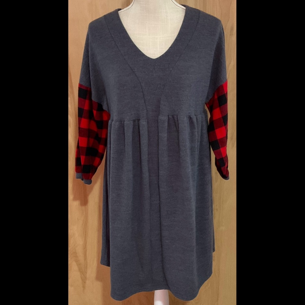 Beeson River Plaid Sweater Dress - NWT